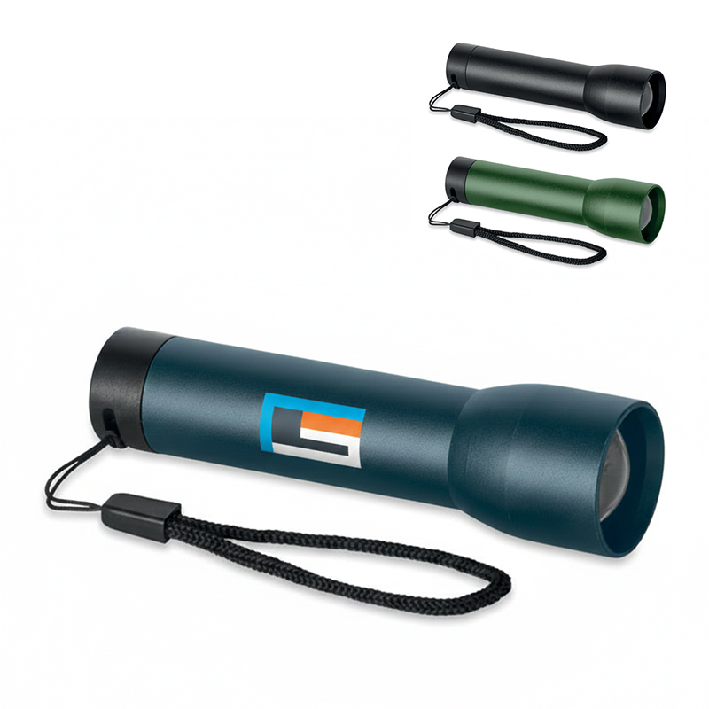 Lampe torche en aluminium rechargeable